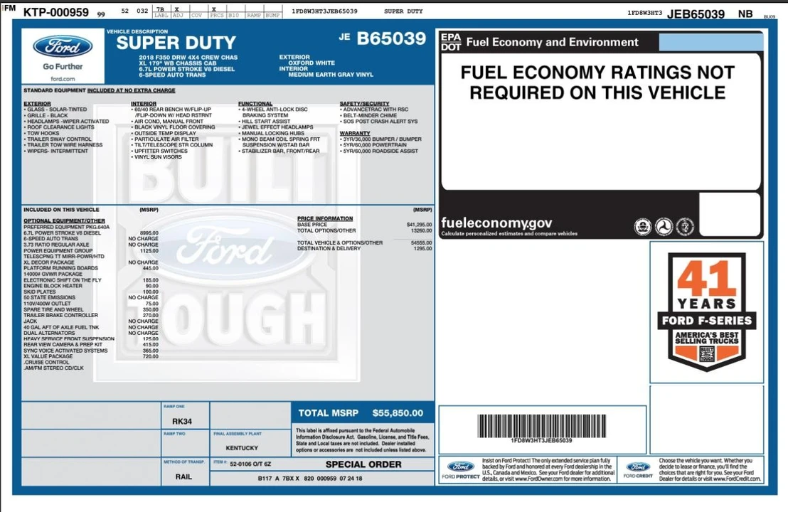 2018 Ford Super Duty 4th Gen - Image 3 of 12
