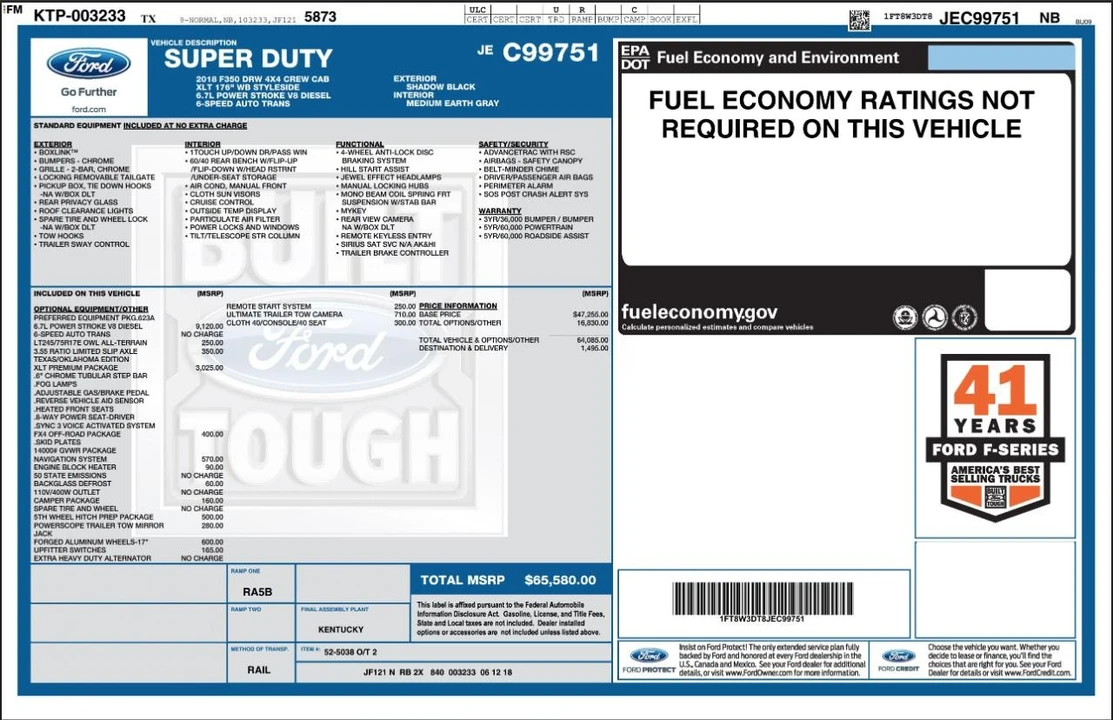 2018 Ford Super Duty 4th Gen - Image 4 of 31