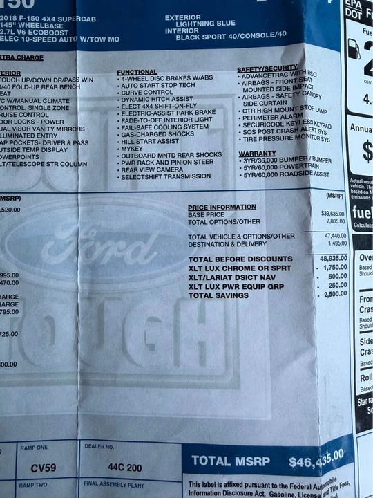 2018 Ford F-150 13th Gen - Image 9 of 9