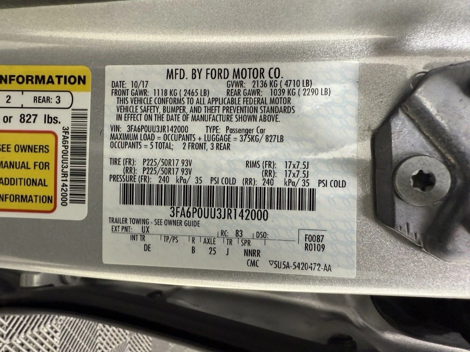 2018 Ford Fusion 2nd Gen - Image 17 of 21