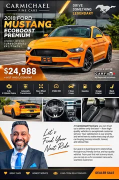 2018 Ford Mustang EcoBoost Premium
