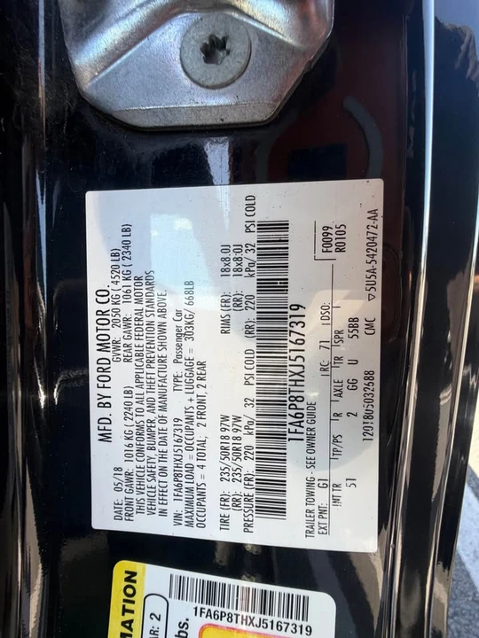 2018 Ford S550 Mustang - Image 15 of 15