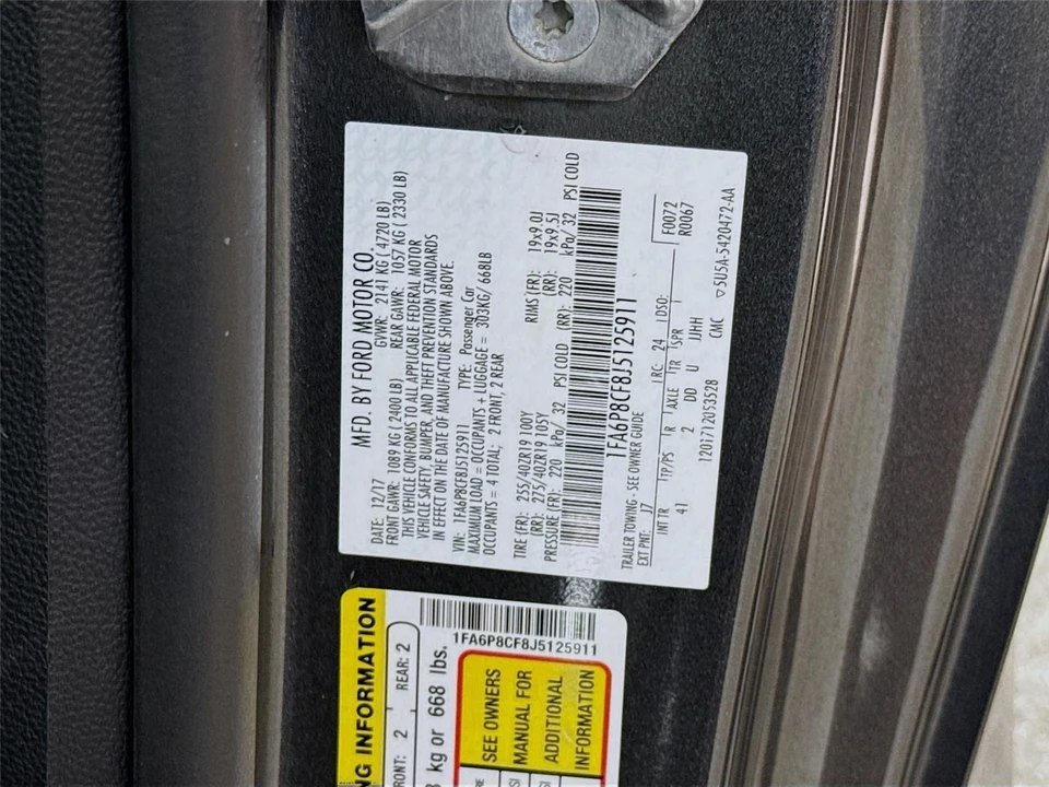 2018 Ford S550 Mustang - Image 14 of 14