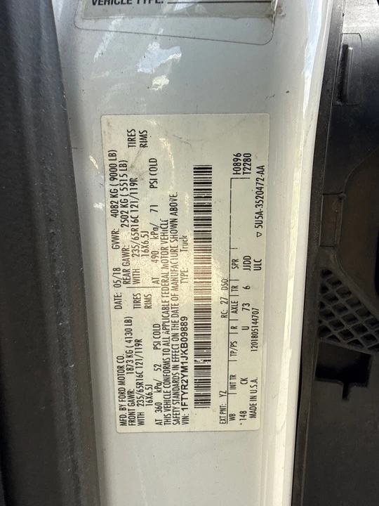 2018 Ford Transit - Image 19 of 19