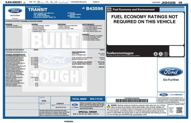 2018 Ford Transit - Image 3 of 12