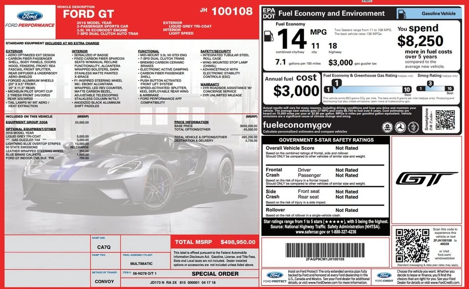 2018 Ford GT 2nd Gen - Image 6 of 19