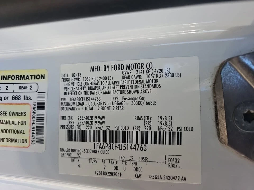2018 Ford S550 Mustang - Image 14 of 16