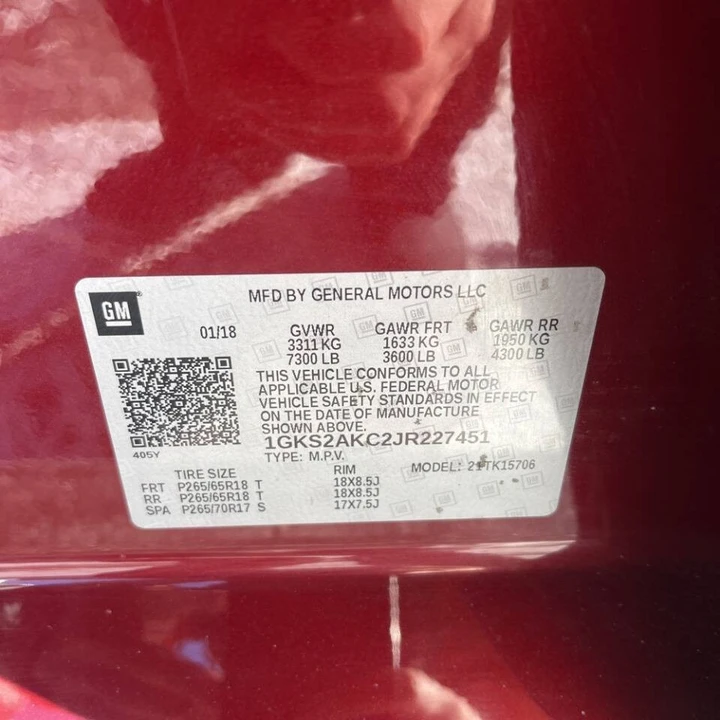 2018 GMC Yukon 4th Gen - Image 5 of 21
