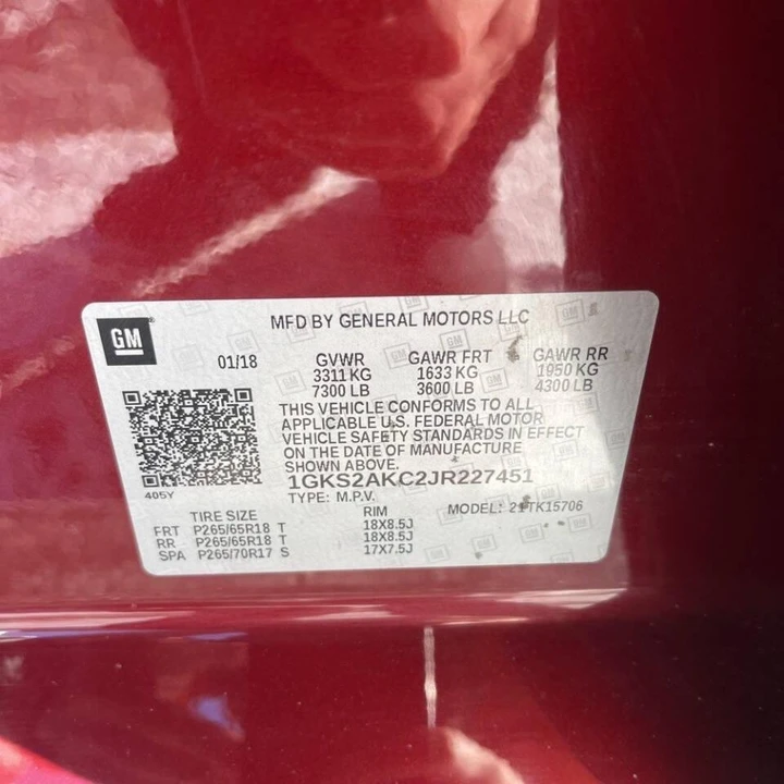 2018 GMC Yukon 4th Gen - Image 5 of 21