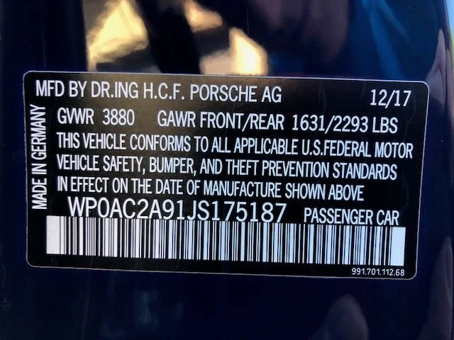 2018 Porsche 991 GT3 - Image 20 of 31