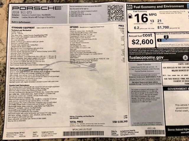 2018 Porsche 991 GT3 - Image 26 of 31