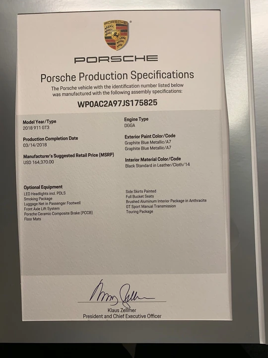2018 Porsche 991 GT3 - Image 19 of 21