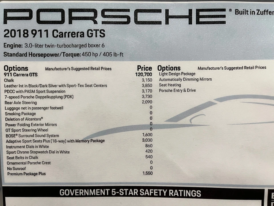 2018 Porsche 991 Carrera GTS - Image 14 of 15