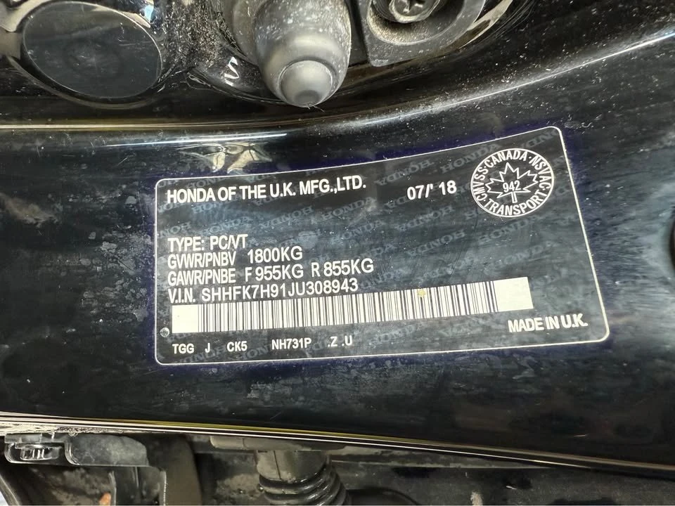 2018 Honda Civic 10th Gen - Image 16 of 16