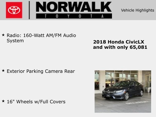 2018 Honda Civic 10th Gen - Image 10 of 21