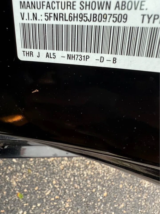 2018 Honda Odyssey - Image 16 of 16