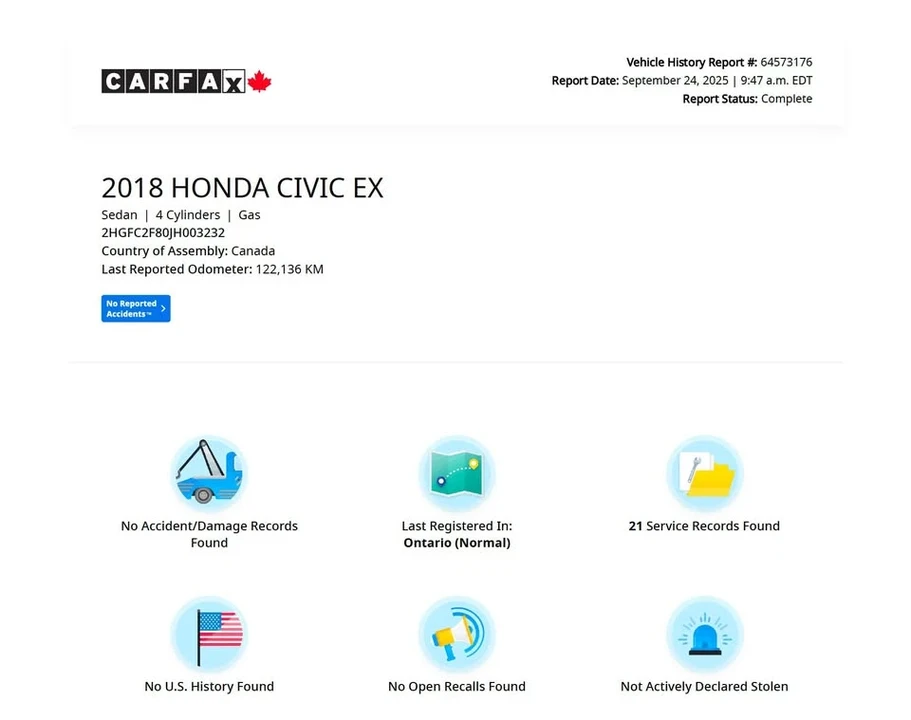 2018 Honda Civic 10th Gen - Image 15 of 16