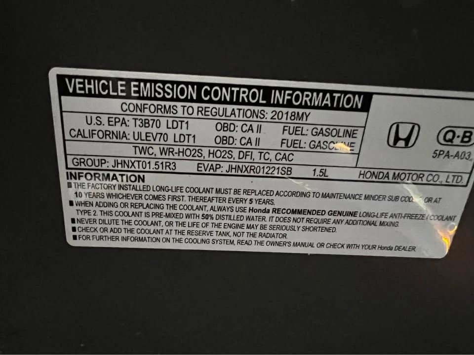 2018 Honda CR-V 5th Gen - Image 17 of 19