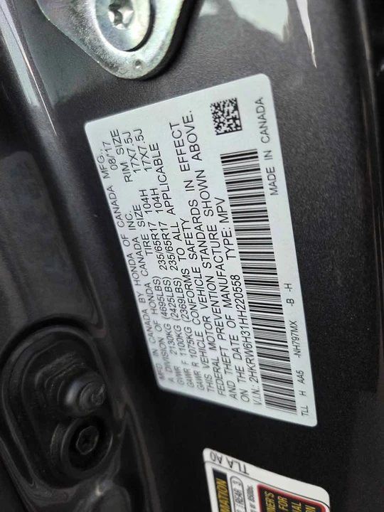 2018 Honda CR-V 5th Gen - Image 15 of 17