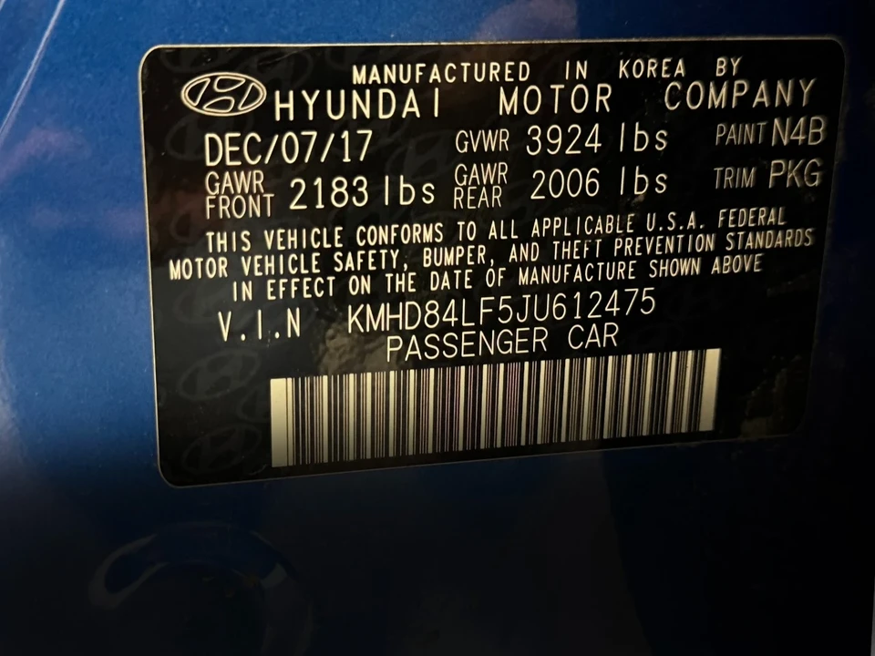 2018 Hyundai Elantra - Image 6 of 7