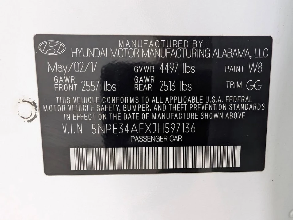 2018 Hyundai Sonata - Image 10 of 12