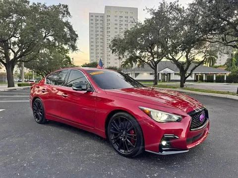 2018 Infiniti Q50 Red Sport 400 Sedan