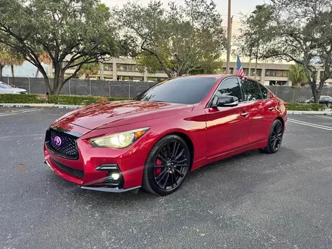 2018 Infiniti Q50 Red Sport 400 Sedan