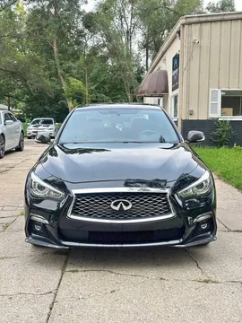 2018 Infiniti Q50 Red Sport 400 AWD 4dr Sedan