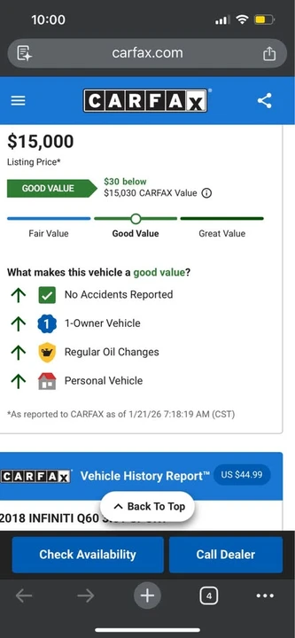 2018 Infiniti Q60 - Image 19 of 20