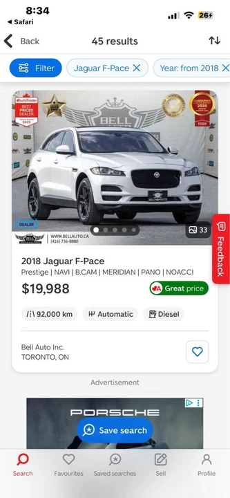 2018 Jaguar F-Pace - Image 4 of 7