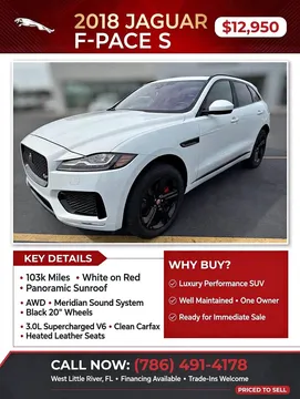 2018 Jaguar F-PACE