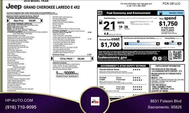 2018 Jeep WK2 Grand Cherokee - Image 21 of 21