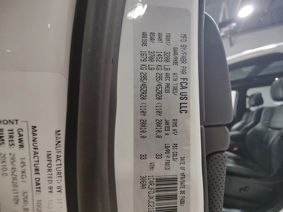 2018 Jeep WK2 Grand Cherokee SRT - Image 26 of 31