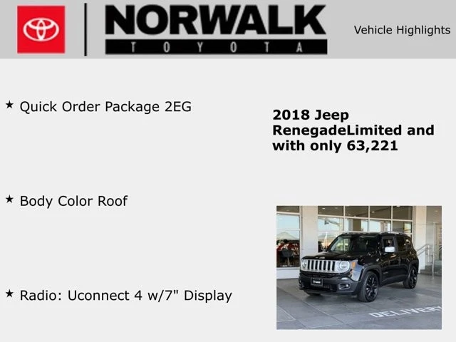 2018 Jeep Renegade - Image 10 of 12