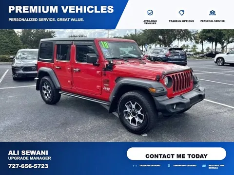 2018 Jeep Wrangler Unlimited Sport S