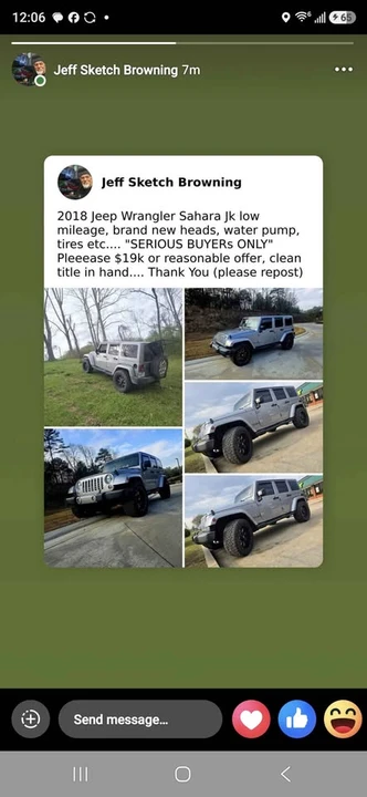 2018 Jeep JK Wrangler - Image 2 of 3
