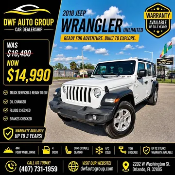 2018 Jeep Wrangler Unlimited 4x4
