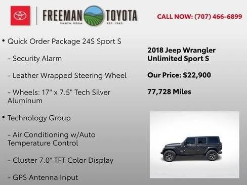 2018 Jeep JK Wrangler - Image 9 of 15