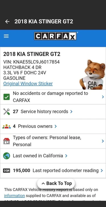 2018 Kia Stinger - Image 10 of 12