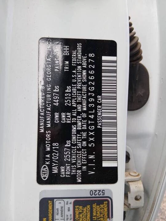2018 Kia Optima/K5 - Image 16 of 16