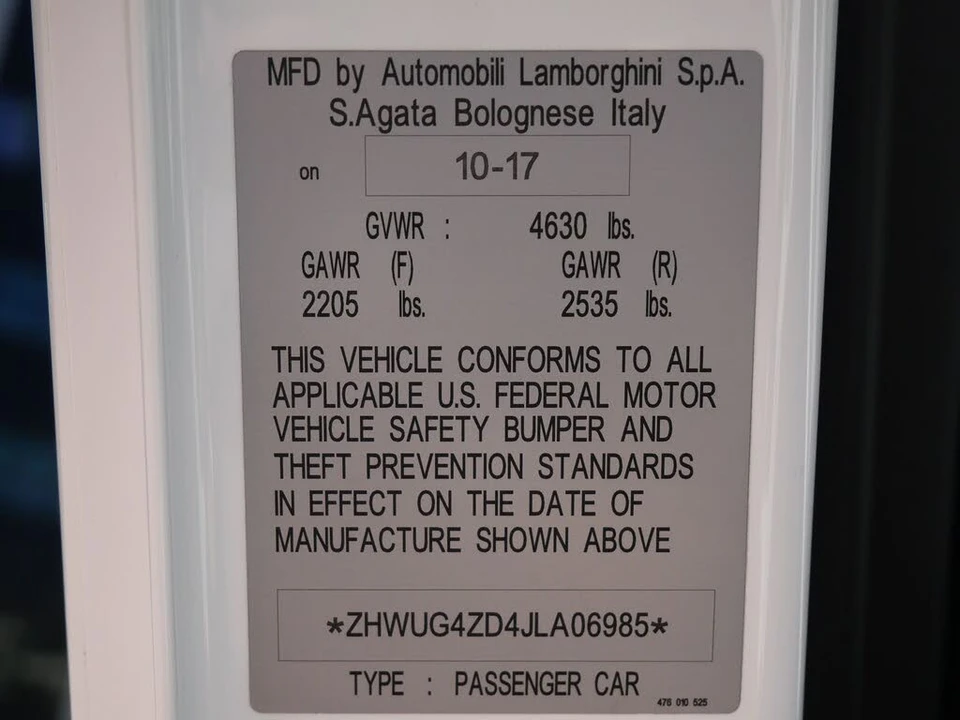 2018 Lamborghini Aventador S LP740-4 - Image 24 of 24