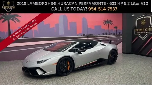 2018 Lamborghini Huracan Performante Spyder