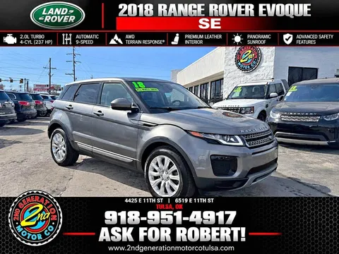 2018 Land Rover Range Rover Evoque SE Sport Utility 4D