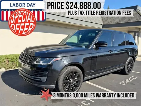 2018 Land Rover Range Rover Long Wheel Base Supercharged