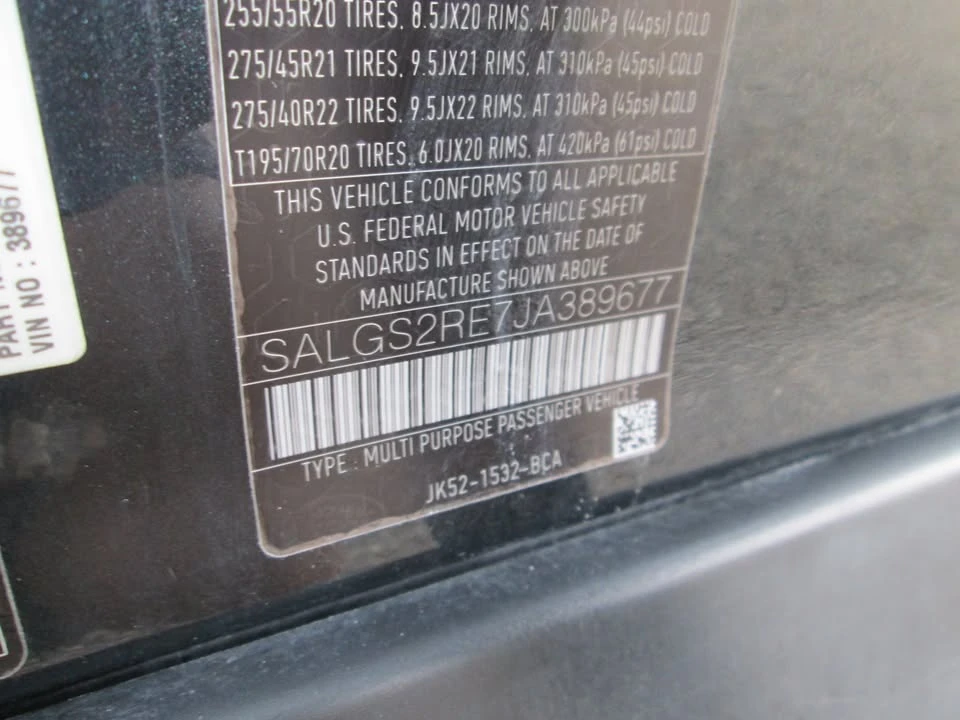 2018 Land Rover Range Rover L405 - Image 8 of 20