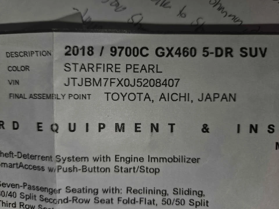 2018 Lexus GX 2nd Gen - Image 16 of 16