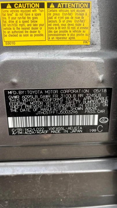 2018 Lexus LS 5th Gen - Image 13 of 13