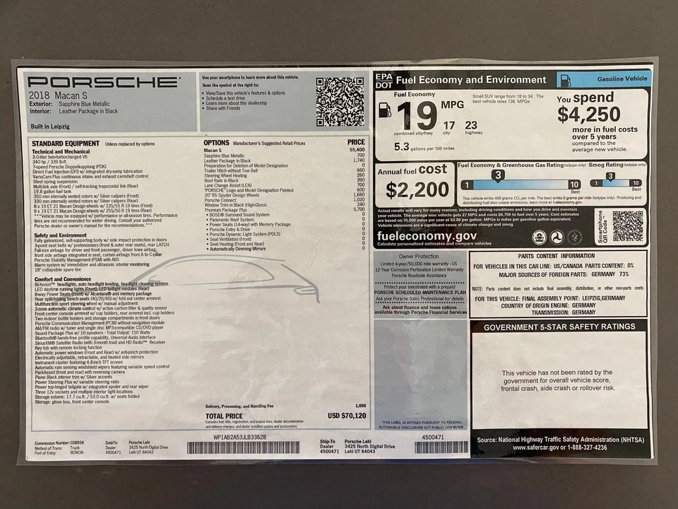2018 Porsche Macan S - Image 24 of 24