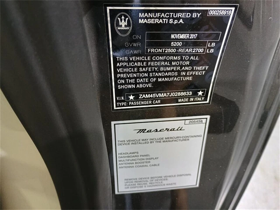 2018 Maserati GranTurismo 1st Gen - Image 21 of 25