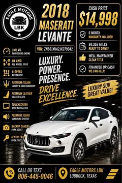 2018 Maserati Levante Levante